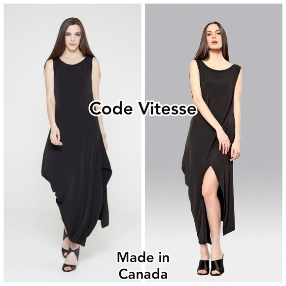 🇨🇦Code Vitesse maxi angled dress NWT - Picture 12 of 16